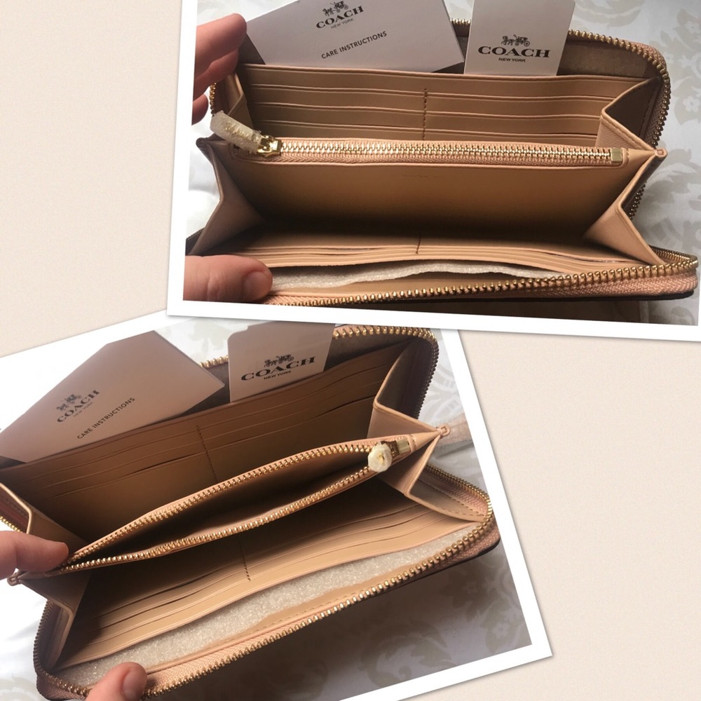 ✨COACH✨LAST 1! Authentic Accordion Zip Wallet NEW! - Picture 6 of 8